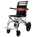 ByteTecpeak Sedia a Rotelle Pieghevole in Alluminio Ultra Leggera, Ideale per Viaggi e Trasporti, Con Poggiapiedi e Design Compatto : Amazon.it: Salute e cura della persona