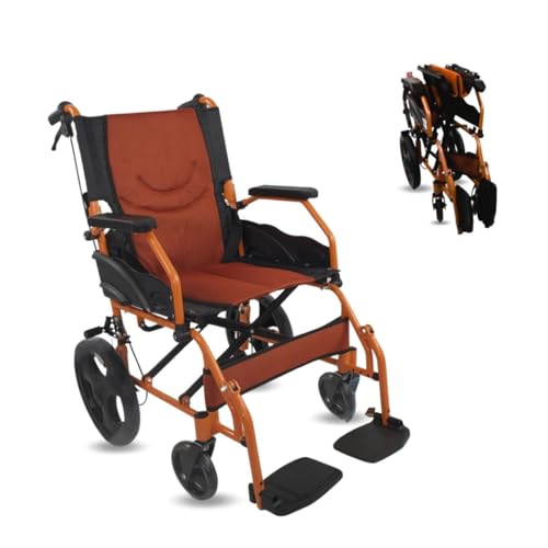 Mobiclinic®, Sedia a rotelle, Pieghevole, Leggera, Seduta 46 cm, Due sistemi frenanti, Schienale, Alluminio, Pedane pieghevoli, Modello piramidale, Ruote piccole, Braccioli fissi : Amazon.it: Salute e cura della persona