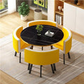 YHKJLYH Set Tavolo da Pranzo Rotondo   Set Tavolo Rotondo e Sedia per conferenza per Ufficio Reception 80 cm, tavolini per Sala conferenze, mobili per Ufficio semplici : Casa e cucina