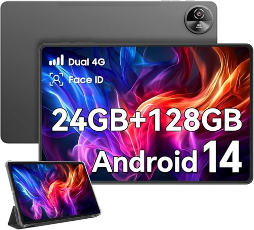 OSCAL Tablet Android 14 Pad 90, 120HZ Tablet 11 Pollici, 24GB RAM 128GB ROM (2TB TF),Octa Core Tablet Gaming,4G LTE Dual SIM  5GWiFi,Protezione Occhi,7700mAh/Widevine L1/1080P/GPS/Custodia/2025 Newest : Informatica