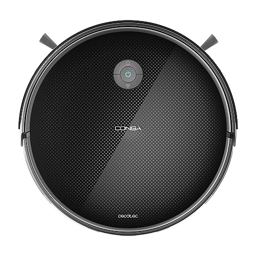 Cecotec Robot Aspirapolvere Conga 2499 Ultra Home Advanced. Base Autopulente, Tecnologia Giroscopica, 2100Pa, App, Spazzola Multifunzionale, 2 Spazzole, Mocio, Rilevamento Automatico Sacchetto 3L : Casa e cucina