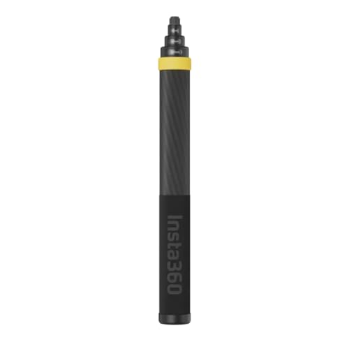 Insta360 Selfie Stick Estendibile, Ultraleggero, fino a 3Mt, Action Cam, in Fibra di Carbonio, Impugnatura Ergonomica : Elettronica