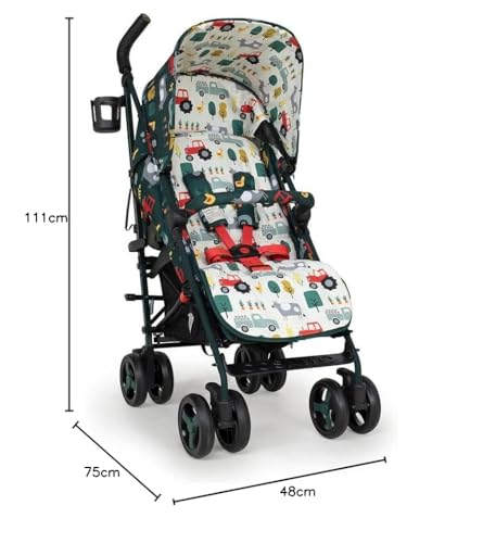 Cosatto Supa 3 Passeggino con coprigambe – Passeggino leggero dalla nascita a 25 kg – Facile, compatto, pieghevole a ombrello, grande cestino per la spesa, sacco per la spesa con maniglia per il : Prima infanzia