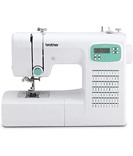 Brother CS70S Macchina da Cucire Elettronica con 70 Punti di Cucito utili, Elastici, Ornamentali,ricami, patchwork Cucitura Automatica, Display Multifunzion : Casa e cucina