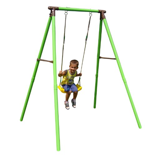 New Plast AG1272   Altalena Singola in Metallo Flamingo : Amazon.it: Giochi e giocattoli