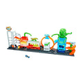 Hot Wheels   Playset City Mega Autolavaggio Color Reveal con 1 Auto Colour Reveal per Bambini dai 4 Anni in su, HBY96 : Giochi e giocattoli