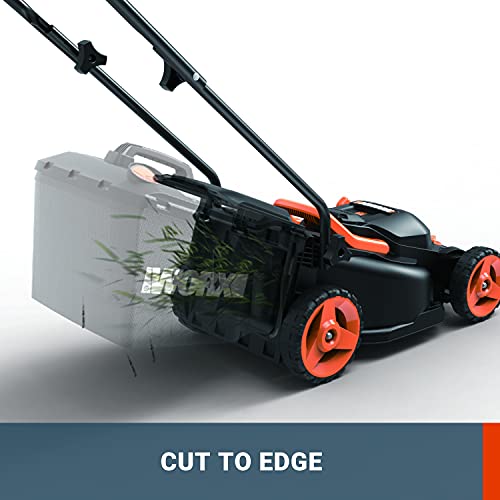 WORX WG779E.1 Tosaerba a Batteria 40V Rasaerba Elettrico da Giardino, Diametro Taglio 34 cm : Giardino e giardinaggio