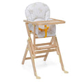 Foppapedretti Seggiolone IlSediolone, Made in Italy, per bambini, Chiudibile con Struttura in Legno Massiccio Posizionabile a 2 Altezze, Savanzalino Ribaltabile, Schienale Regolabile, Naturale : Prima infanzia