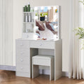 Ereousa Toeletta Trucco con Luci, Luminosità Regolabile, Specchiera Trucco con Specchio Scorrevole, Scrivania Trucco per Camera da Letto, Toilette Trucco con Sgabello, Bianco HSZY39W : Amazon.it: Casa e cucina
