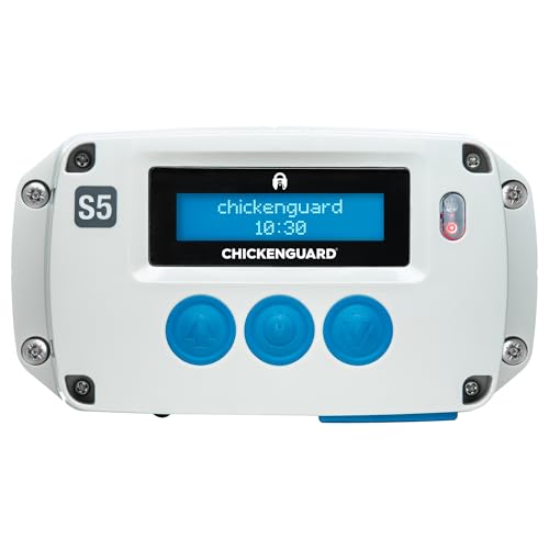 Porta Automatica Pollaio ChickenGuard Standard S5, Timer Programmabile, Apriporta Automatico per pollaio solleva porte fino a 1 kg : Amazon.it: Commercio, Industria e Scienza