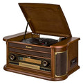 Roadstar HIF 2030 BT, Sistema HiFi Vintage Radio CD Cassette Giradischi USB : Elettronica