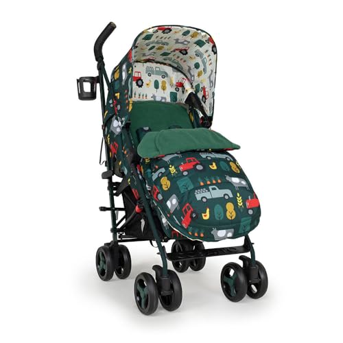 Cosatto Supa 3 Passeggino con coprigambe – Passeggino leggero dalla nascita a 25 kg – Facile, compatto, pieghevole a ombrello, grande cestino per la spesa, sacco per la spesa con maniglia per il : Prima infanzia