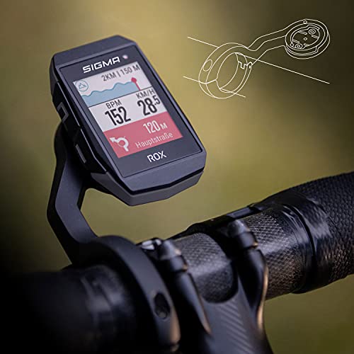 SIGMA Sport Rox 11.1 EVO White   Ciclo computer senza cavo con navigatore GPS, staffa Short Butler inclusa, e cardiofrequenzimetro, per escursioni con guida GPS e molteplici funzionalità smart : Sport e tempo libero