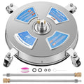 M MINGLE Pulitore per superfici idropulitrice da 43,2 cm, accessori per idropulitrice con 2 bacchette e ugelli di ricambio per idropulitrice, connessione rapida da 1/4", 4000 PSI : Amazon.it: Giardino e giardinaggio