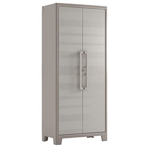 Keter Armadio Portascope Gulliver, 8 Ripiani Pieghevoli, da Esterno, Ideale per Balcone e Giardino, Sabbia/Beige, 80x44x182 H Cm : Amazon.it: Giardino e giardinaggio