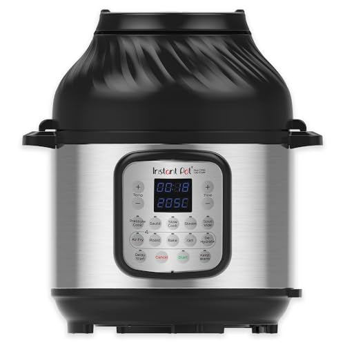 Instant Pot Duo Crisp   Friggitrice ad aria 5.7L Multicooker 11 in 1 a pressione Cuoce, salta in padella, al vapore, a cottura lenta, sottovuoto, scalda, frigge ad aria : Amazon.it: Casa e cucina