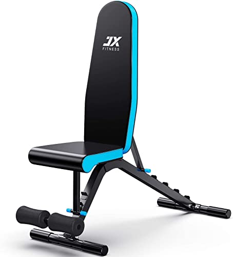 JX FITNESS Panca Manubri Multifunzione Regolabile Panca Allenamento Casa Tavola Supina Pieghevole Panca Pesi Palestra : Sport e tempo libero