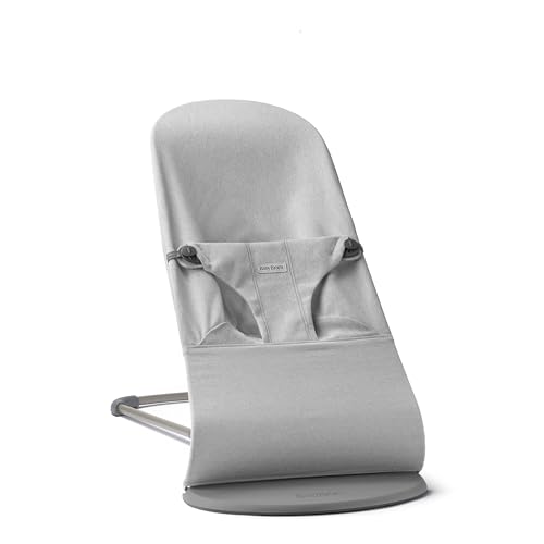 BabyBjörn Bouncer Bliss, Tessuto mélange, Grigio chiaro : Prima infanzia