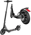 Monopattino Adulti Calcio for Adulti Scooter con Grandi Ruote Sospensione Doppia Pieghevole Commuter Scooter con Disco Freno a Mano Supporti 220lbs Non elettrici LQHZWYC : Amazon.it: Sport e tempo libero