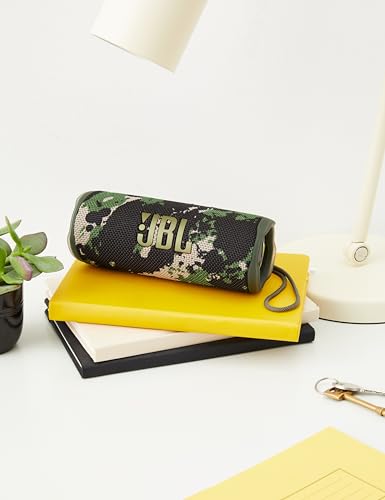 JBL Flip 6 Speaker Bluetooth Portatile, Cassa Altoparlante Impermeabile e Antipolvere IPX67, Compatibile con JBL PartyBoost, Fino a 12h di Autonomia, Camuffare : Elettronica