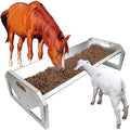JonesHouseDeco Mangiatoia portatile per bestiame, in acciaio zincato, lunga 114,3 cm, resistente, di grande capacità, facile da pulire, per vitelli, pecore, cavalli, alpaca e capre B807A02 : Amazon.it: Prodotti per animali domestici
