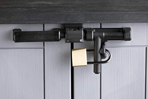 Keter Porta Attrezzi da Esterno Store It Out Nova, Ideale per il Giardino, Grigio/Nero, 132x71,5x113,5H cm, 880 L : Amazon.it: Giardino e giardinaggio