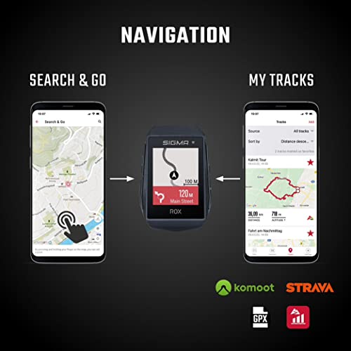SIGMA Sport Rox 11.1 EVO White   Ciclo computer senza cavo con navigatore GPS, staffa Short Butler inclusa, e cardiofrequenzimetro, per escursioni con guida GPS e molteplici funzionalità smart : Sport e tempo libero