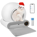 TaFoyu Lettiera autopulente, per gatti automatica, controllo app, design salvaspazio, deodorante ionico/monitor sanitario/65L   9L con grande capacità con tappetino : Amazon.it: Prodotti per animali domestici