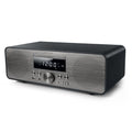Muse M 880 BTC Design   Sistema stereo Bluetooth con lettore CD e USB (FM, PLL, NFC, AUX), 80 Watt, nero/argento : Elettronica