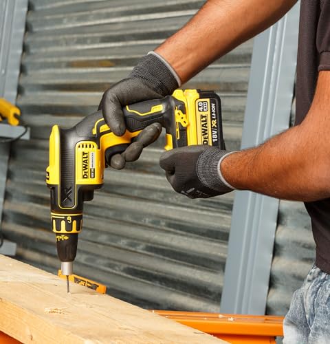 DEWALT Avvitatore per cartongesso in valigetta TSTAK, senza batterie e caricabatterie, DCF620NT XJ : Fai da te